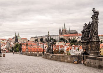 Prague Castle and Orloj with National Museum or Jewish Quarter